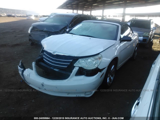 1C3LC45B99N515136 - 2009 CHRYSLER SEBRING LX WHITE photo 2