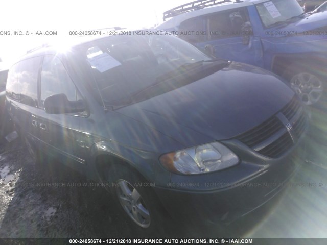 2D4GP44L87R263295 - 2007 DODGE GRAND CARAVAN SXT GRAY photo 1