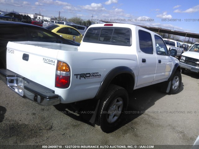 2002 Toyota Tacoma Double Cab Prerunner White 5tegn92n82z051598 Price History History Of Past Auctions