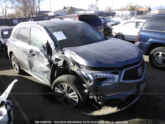 5J8YD4H57HL004394 - 2017 ACURA MDX TECHNOLOGY GRAY photo 1