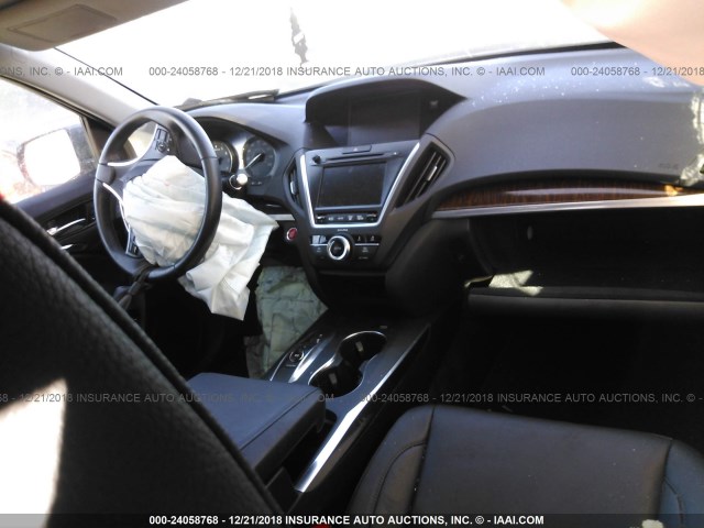 5J8YD4H57HL004394 - 2017 ACURA MDX TECHNOLOGY GRAY photo 5