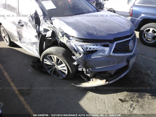 5J8YD4H57HL004394 - 2017 ACURA MDX TECHNOLOGY GRAY photo 6