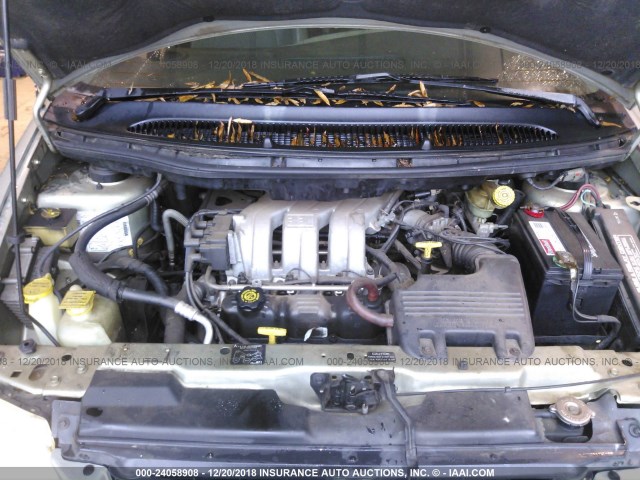 2B4GP44G5XR221714 - 1999 DODGE GRAND CARAVAN SE/SPORT GREEN photo 10