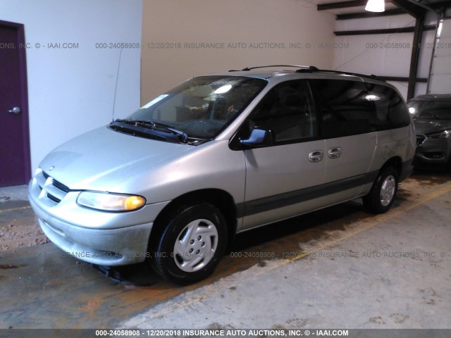 2B4GP44G5XR221714 - 1999 DODGE GRAND CARAVAN SE/SPORT GREEN photo 2