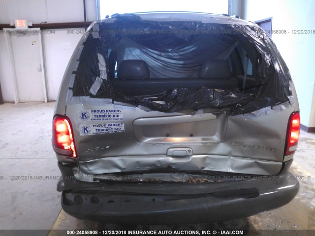 2B4GP44G5XR221714 - 1999 DODGE GRAND CARAVAN SE/SPORT GREEN photo 6