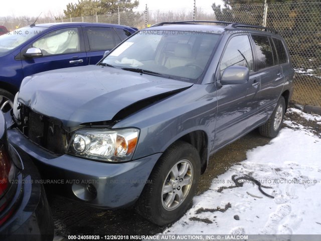 JTEGP21A040020523 - 2004 TOYOTA HIGHLANDER LIMITED GRAY photo 2