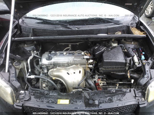 JTLKE50E581018961 - 2008 TOYOTA SCION XB Қара фото 10