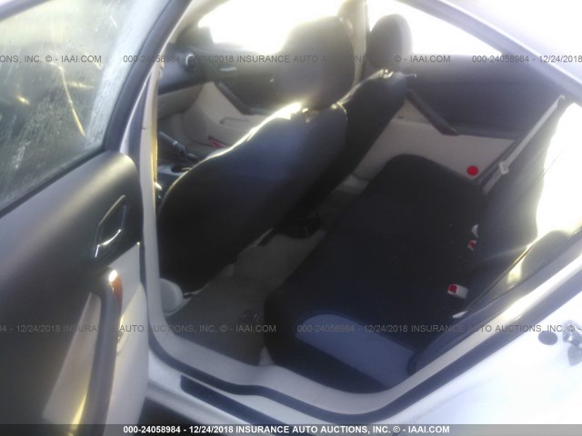 1G2ZF57B584196925 - 2008 PONTIAC G6 VALUE LEADER/BASE WHITE photo 8