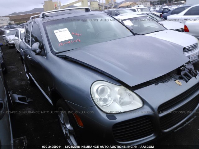 WP1AC29P44LA94510 - 2004 PORSCHE CAYENNE TURBO GRAY photo 1