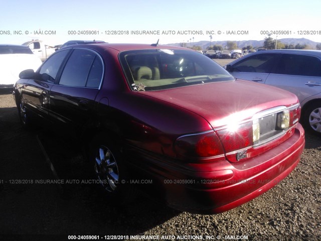 1G4HR54K05U228156 - 2005 BUICK LESABRE LIMITED RED photo 3