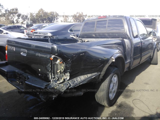 5TEVN52N81Z767609 - 2001 TOYOTA TACOMA XTRACAB S-RUNNER BLACK photo 4