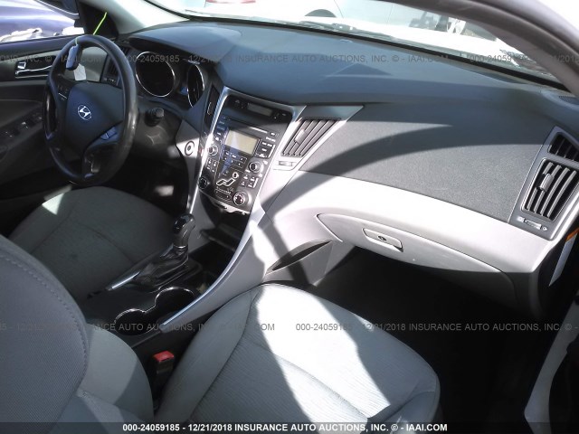 KMHEC4A45CA027095 - 2012 HYUNDAI SONATA HYBRID WHITE photo 5