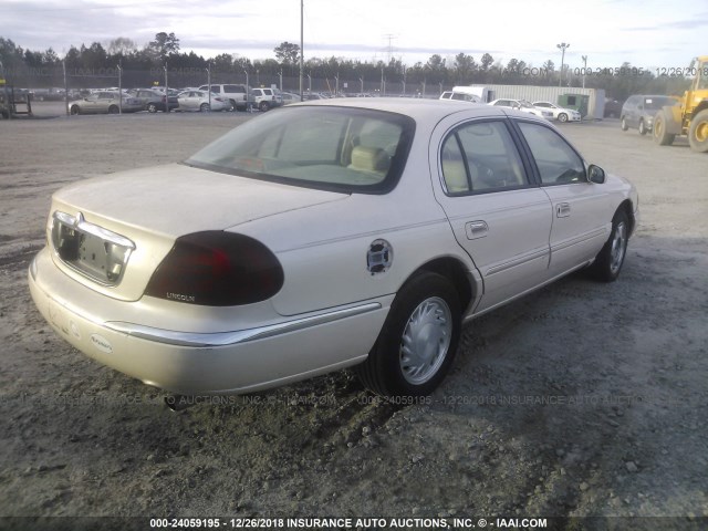1LNFM97V6WY741327 - 1998 LINCOLN CONTINENTAL  BEIGE photo 4