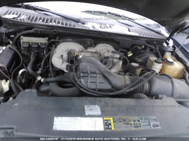 5LMFU28R23LJ32802 - 2003 LINCOLN NAVIGATOR BLUE photo 10