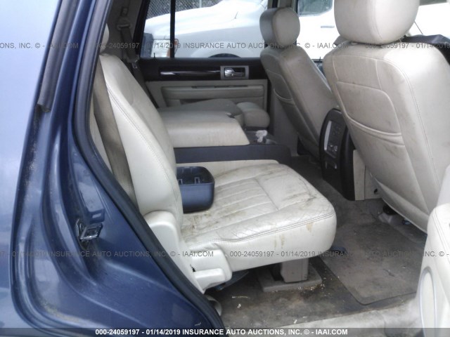 5LMFU28R23LJ32802 - 2003 LINCOLN NAVIGATOR BLUE photo 8