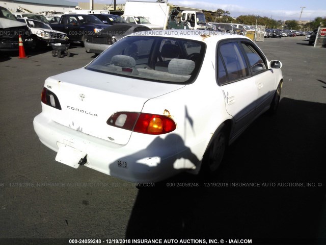 1NXBR18E1XZ238636 - 1999 TOYOTA COROLLA VE/CE/LE WHITE photo 4