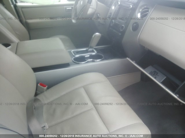 1FMJU2A51EEF00804 - 2014 FORD EXPEDITION LIMITED WHITE photo 5