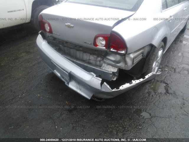 1G1ZA5E09AF154935 - 2010 CHEVROLET MALIBU LS SILVER photo 6