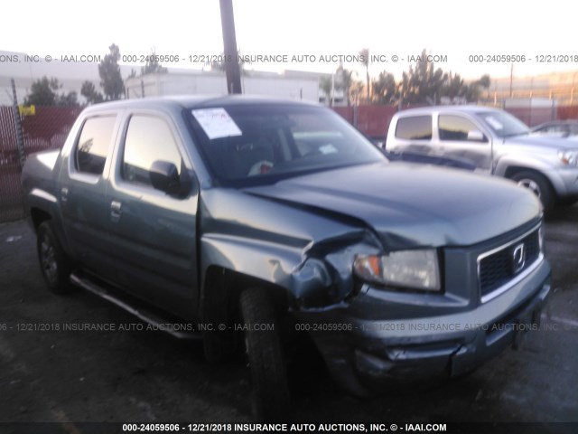 2HJYK16368H516287 - 2008 HONDA RIDGELINE RTX BLUE photo 1