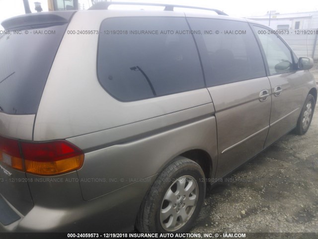 5FNRL18043B005572 - 2003 HONDA ODYSSEY EXL BEIGE photo 4