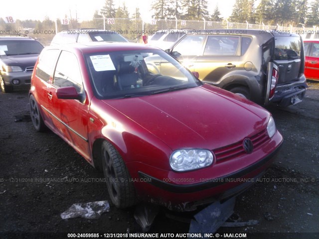 9BWPG61JX24015837 - 2002 VOLKSWAGEN GTI VR6 RED photo 1