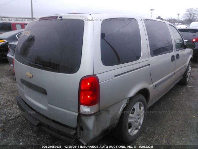 1GNDV23L56D109471 - 2006 CHEVROLET UPLANDER LS SILVER photo 4