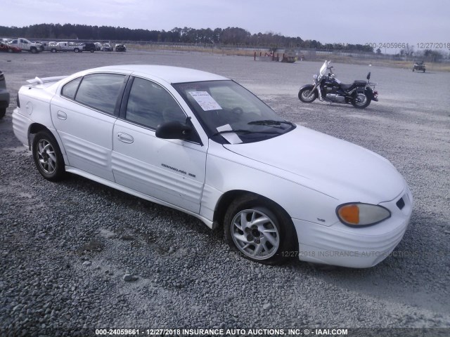 1G2NF52E41M601582 - 2001 PONTIAC GRAND AM SE1 WHITE photo 1