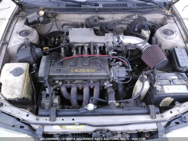 JT2AE09V0R0078997 - 1994 TOYOTA COROLLA DX TAN photo 10