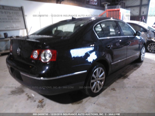 WVWAK73C27P132675 - 2007 VOLKSWAGEN PASSAT 2.0T/WOLFSBURG BLACK photo 4