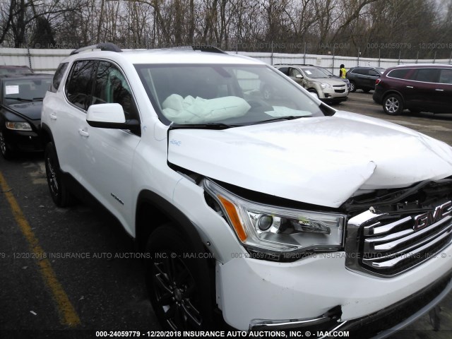 1GKKNULS6JZ204382 - 2018 GMC ACADIA SLT-1 WHITE photo 1