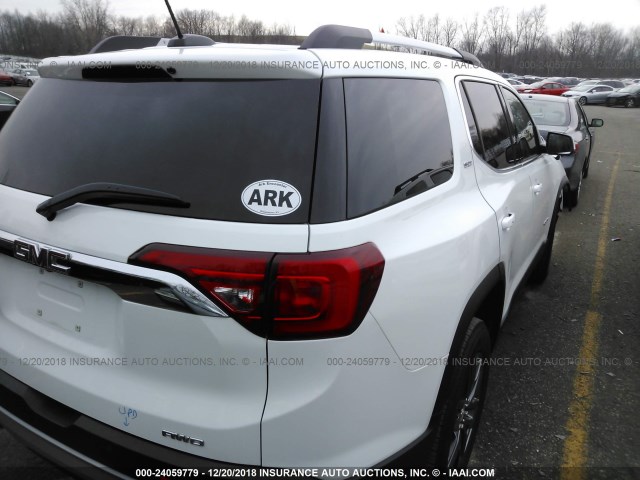 1GKKNULS6JZ204382 - 2018 GMC ACADIA SLT-1 WHITE photo 4