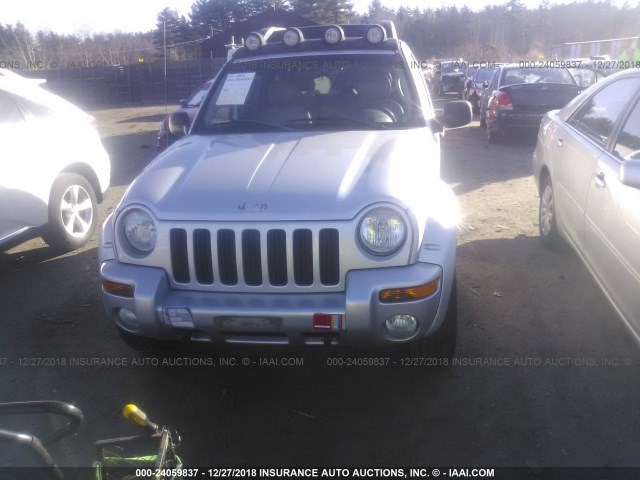 1J4GL38K93W671966 - 2003 JEEP LIBERTY RENEGADE SILVER photo 6