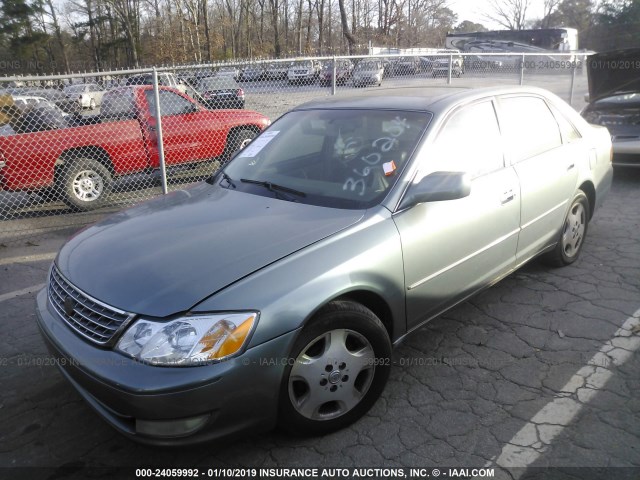 4T1BF28B14U360204 - 2004 TOYOTA AVALON XL/XLS GRAY photo 2