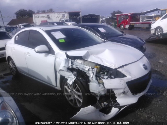 JM1BL1W54C1678189 - 2012 MAZDA 3 S WHITE photo 1