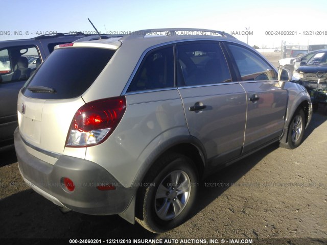 3GSCL33P19S582117 - 2009 SATURN VUE XE BEIGE photo 4