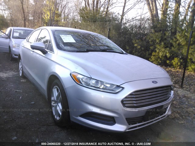 3FA6P0G74ER295772 - 2014 FORD FUSION S SILVER photo 1