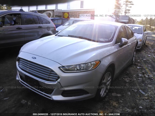 3FA6P0G74ER295772 - 2014 FORD FUSION S SILVER photo 2