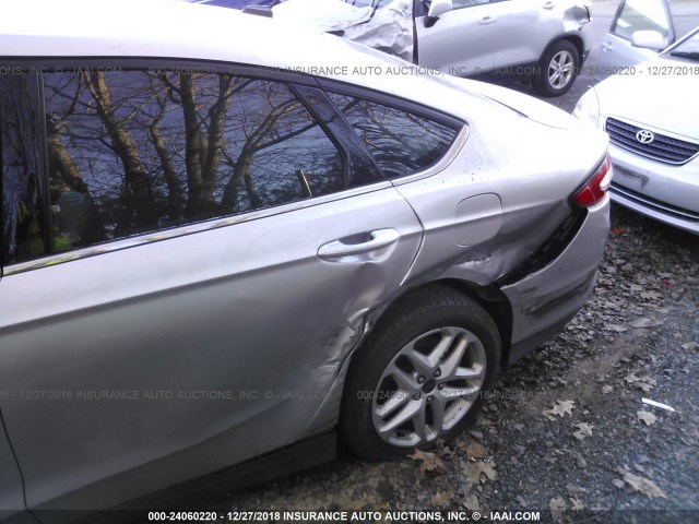 3FA6P0G74ER295772 - 2014 FORD FUSION S SILVER photo 6