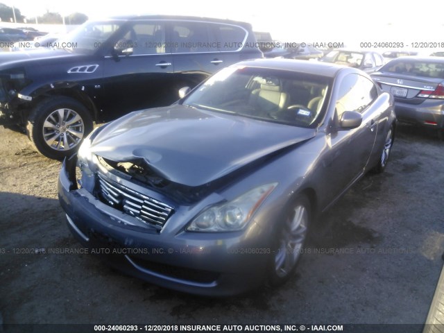 JNKCV64E28M129142 - 2008 INFINITI G37 JOURNEY/SPORT GRAY photo 2