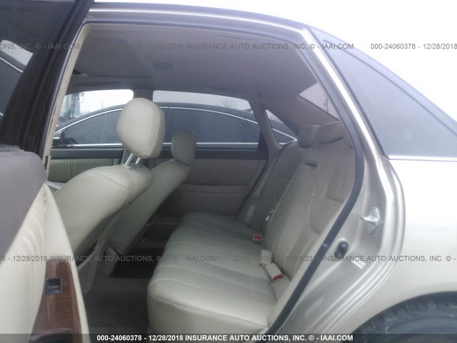 4T1BF28B1YU089179 - 2000 TOYOTA AVALON XL/XLS TAN photo 8