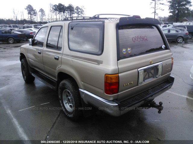 JT3VN29V0S0055542 - 1995 TOYOTA 4RUNNER VN29 SR5 BEIGE photo 3