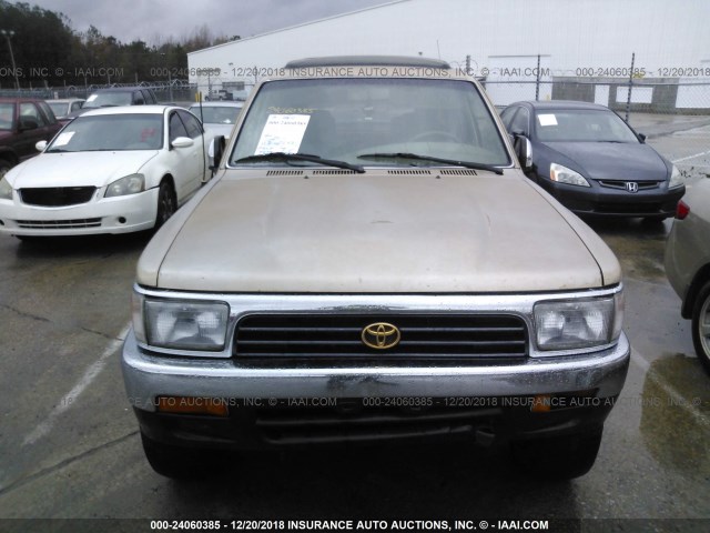 JT3VN29V0S0055542 - 1995 TOYOTA 4RUNNER VN29 SR5 BEIGE photo 6