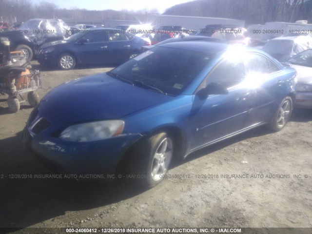 1G2ZH558964245221 - 2006 PONTIAC G6 GT BLUE photo 2