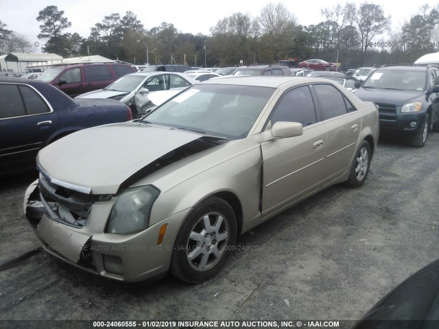 1G6DP567750169912 - 2005 CADILLAC CTS HI FEATURE V6 GRAY photo 2