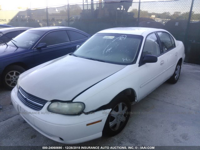 1G1ND52F04M565655 - 2004 CHEVROLET CLASSIC WHITE photo 2