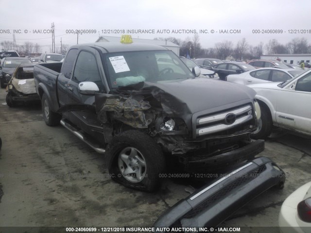 5TBBT44173S356045 - 2003 TOYOTA TUNDRA ACCESS CAB SR5 GRAY photo 1