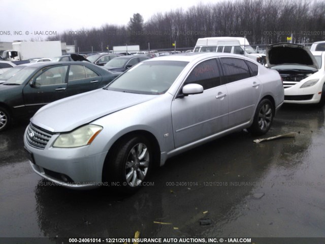 JNKAY01F17M452752 - 2007 INFINITI M35 SPORT SILVER photo 2