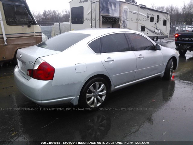 JNKAY01F17M452752 - 2007 INFINITI M35 SPORT SILVER photo 4