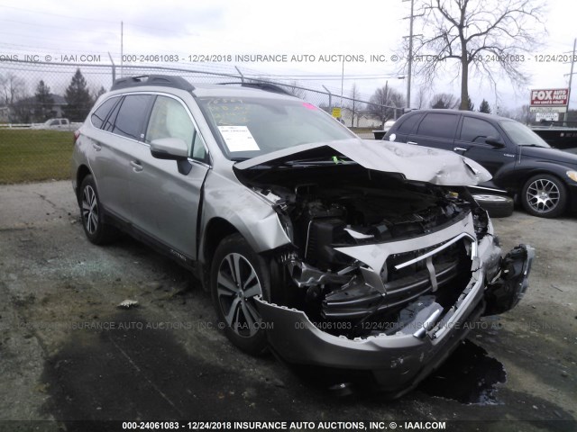 4S4BSENC8J3270446 - 2018 SUBARU OUTBACK 3.6R LIMITED BEIGE photo 1