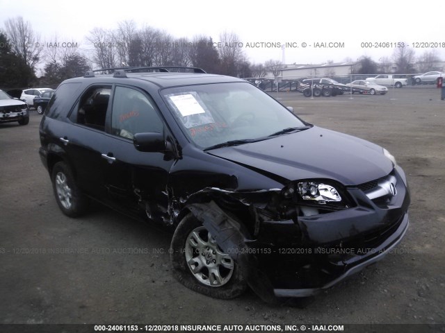 2HNYD18816H520889 - 2006 ACURA MDX TOURING BLACK photo 1